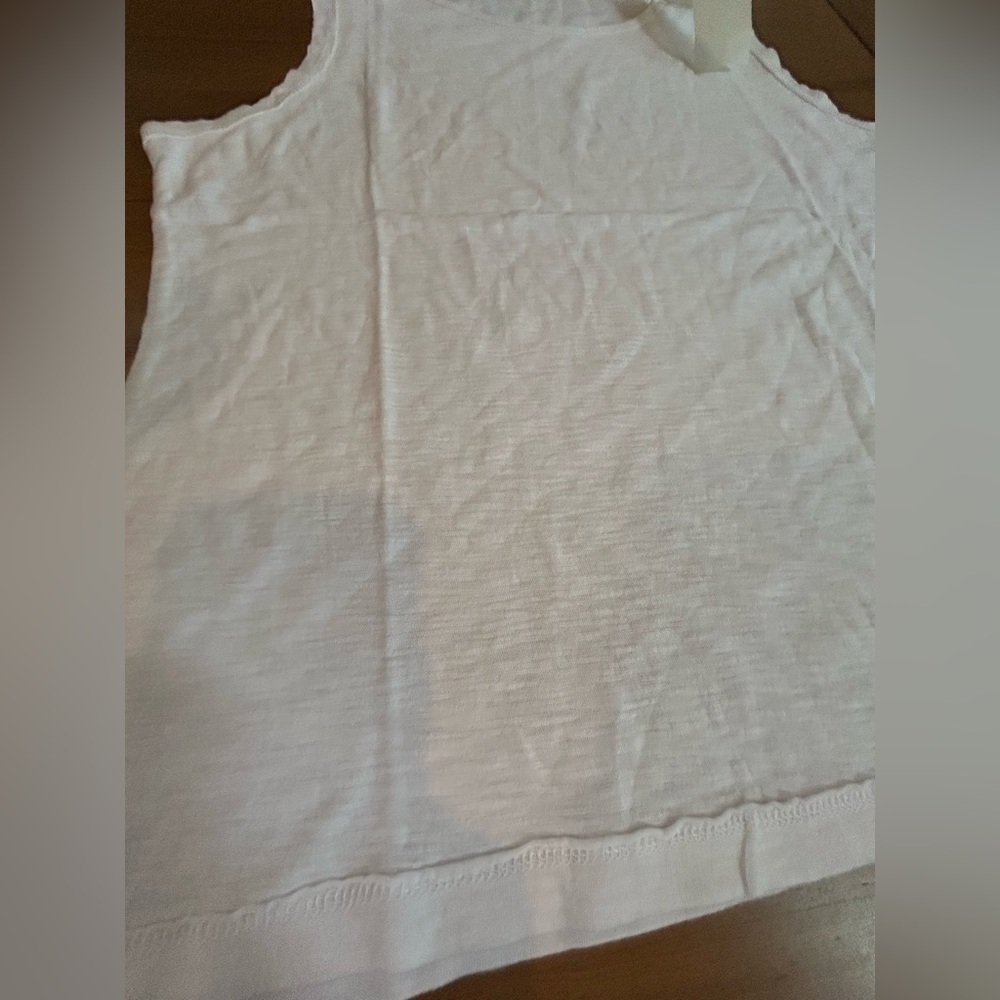 NWT Mono B White Tank Top - Picture 3 of 7